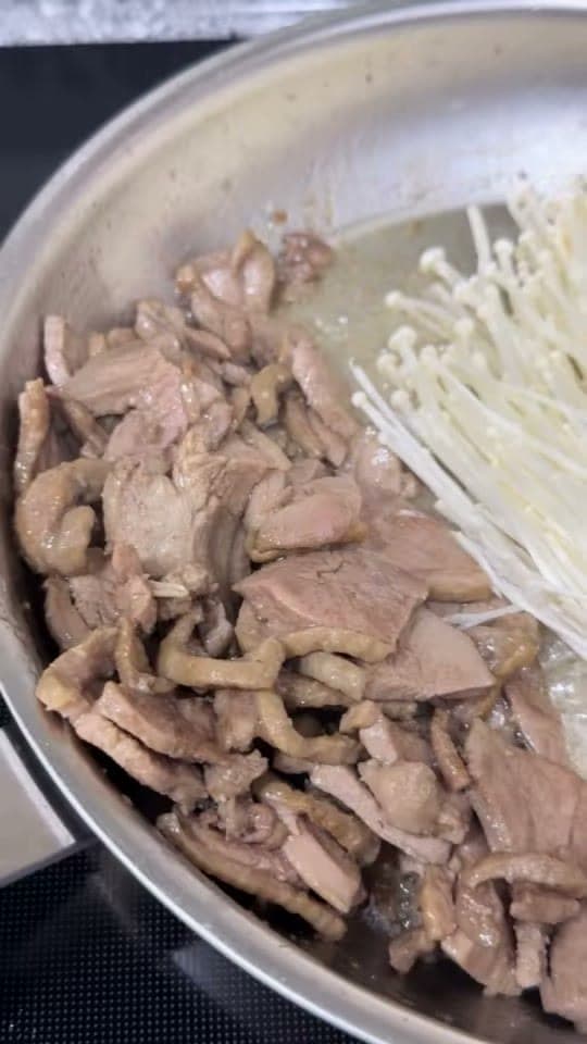 팽이버섯 넣기