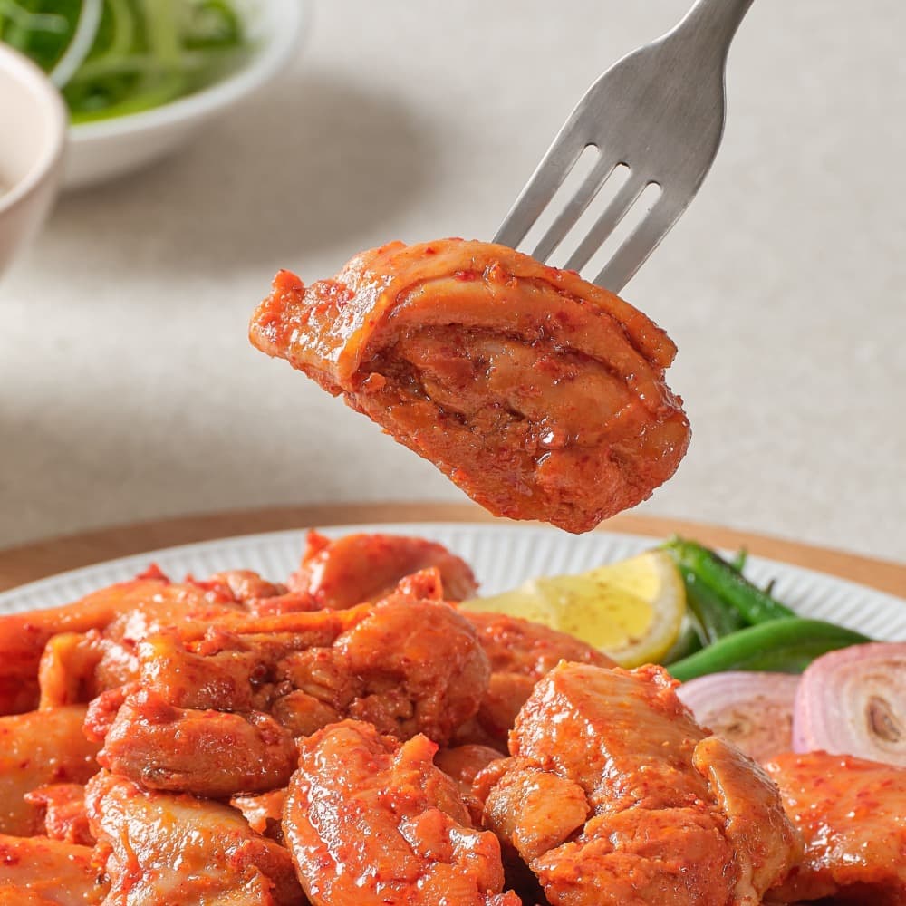 순살 양념 닭다리살 닭갈비 300g